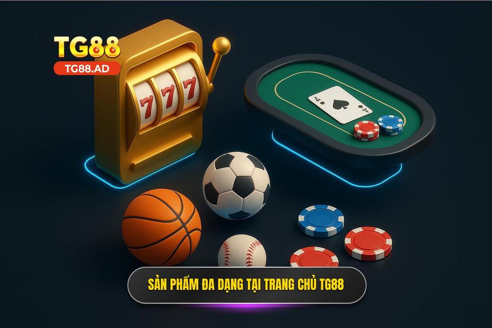 2.hệ Thống Sản Phẩm Đa Dạng Tại Trang Chủ Tg88